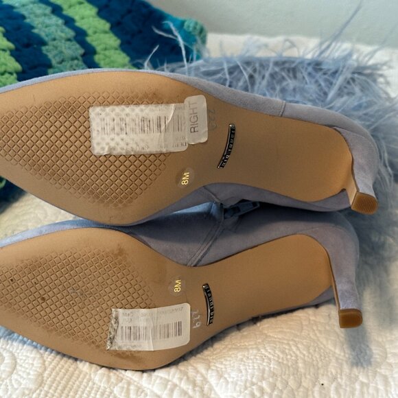 Gianni Bini,Taryn Feather Embellished Pointed Toe Stiletto Boots - Picture 11 of 11